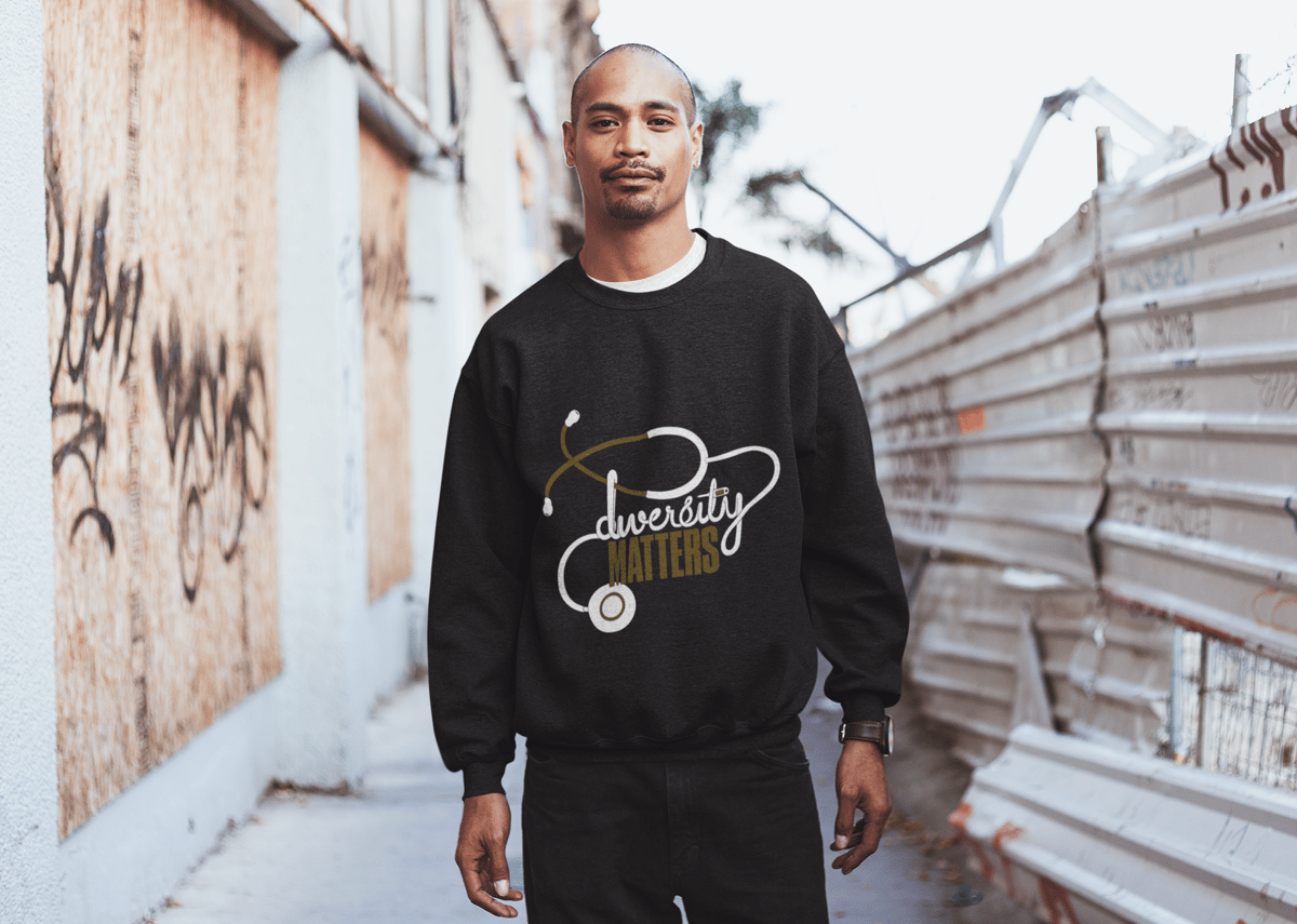 Black and gold discount crewneck